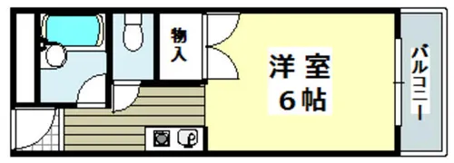 宮元7番館【105号室】の間取り