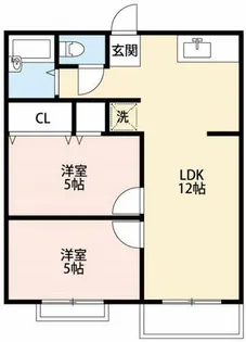 羽根ハイツ【2階】の間取り