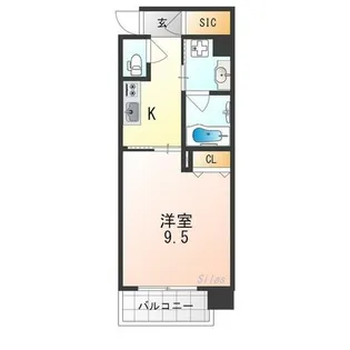 ジョイシティ二条城前【12階】の間取り