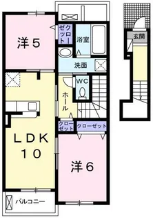 ウェルファストⅢ【2階】の間取り