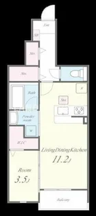 福岡県福岡市博多区博多駅南5丁目【アパート】の間取り