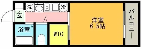 flat福井A棟【A302号室】の間取り