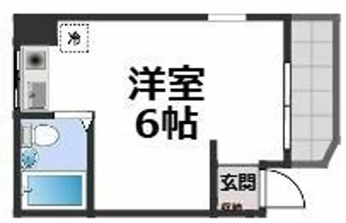 アヴァンセ天王寺【3階】の間取り