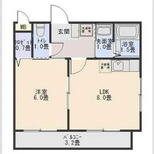 エクセルフルール【1階】の間取り