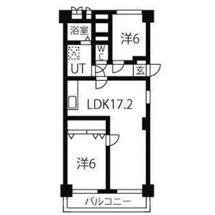 STプラザ御器所【6階】の間取り