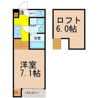 FAMILY STAGE伝馬町【101号室】の間取り