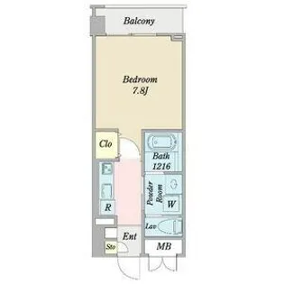 COZY川名本町【307号室】の間取り