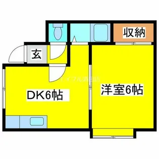 ロンバートⅠ【106号室】の間取り