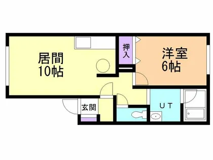 メゾンビエンド【101号室】の間取り