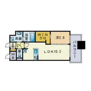 ブラン・スタイル博多【15階】の間取り