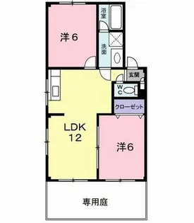 中尾壱番館【1階】の間取り
