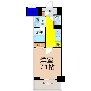 カルマート【7階】の間取り