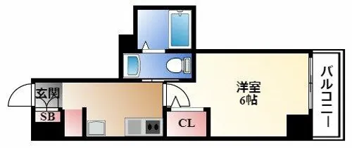 エステムコート名古屋千種グレイス【8階】の間取り