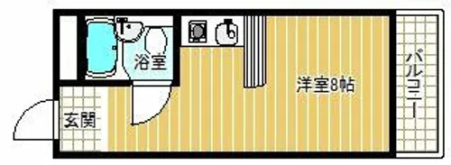 ドゥ・メゾン・ド【101号室】の間取り