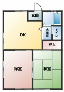 コーポS・T【102号室】の間取り