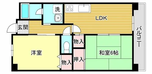 サニーコート・ナカイ【4階】の間取り