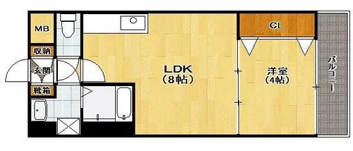 AMONT光成(アモント コウセイ)【2階】の間取り