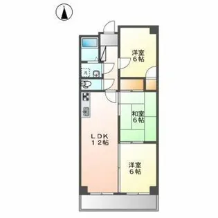 第2高杉マンション【4階】の間取り