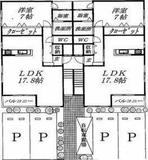 APPARTEMENT NY【2階】の間取り