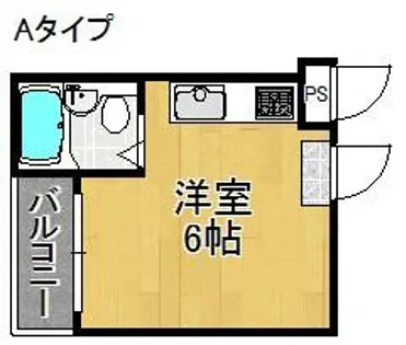 シャトー第二花園【6階】の間取り