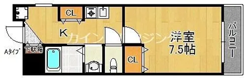 メゾン・ド・ギャレ【4階】の間取り