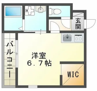 エターナルシー舞子台【2階】の間取り