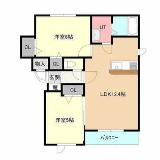 カーサ・セレノ【2階】の間取り
