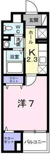 Amenity West【5階】の間取り