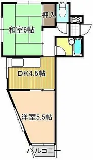 レジデンス遠若【0207号室】の間取り