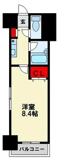 ギャラン筒井【2階】の間取り