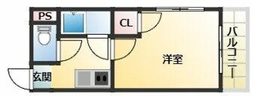アリストプラザ中野【4階】の間取り