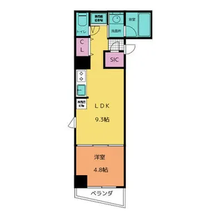 セノアタワー泉【10階】の間取り