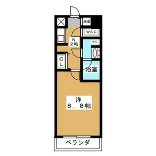 セノアタワー泉【13階】の間取り