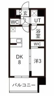 エスリードレジデンス玉造ザ・イースト【10階】の間取り