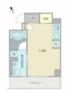 プロシード西天満【2階】の間取り