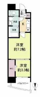 セレニテ堺筋本町プリエ【9階】の間取り