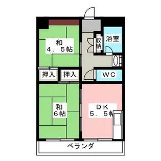 楠団地【5階】の間取り