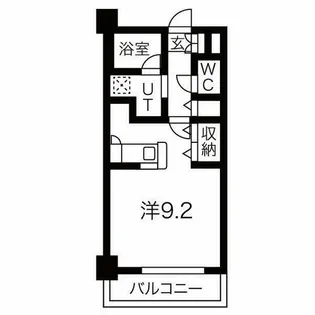 アルベェ徳重【2階】の間取り