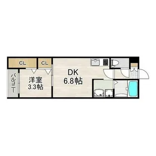 メゾンルミナ【201号室】の間取り