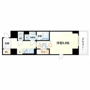 グランMコート新大阪【11階】の間取り