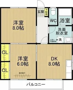 エルーテハウス【2階】の間取り