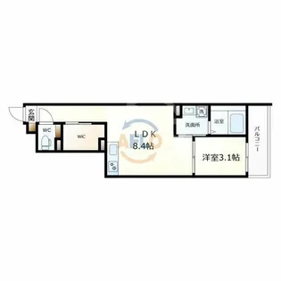 S-MOVE大阪鶴見【3階】の間取り