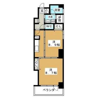 IVY DAIMEN泉【7階】の間取り