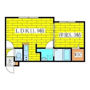 ステラレグノ【103号室】の間取り