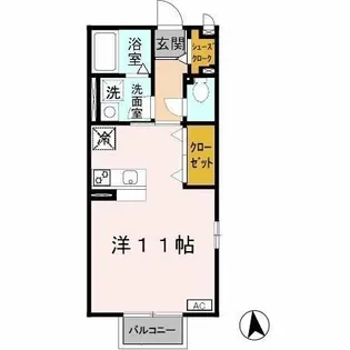 Comfort(コンフォート)紘【1階】の間取り