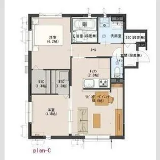クラング【1階】の間取り