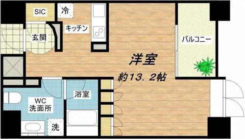 プライムアーバン堺筋本町【3階】の間取り