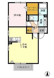 プルミエ D棟【2階】の間取り