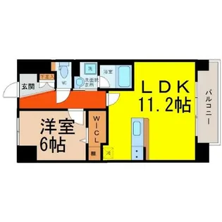 Naviglio Palazzo(ナヴィリオパラッツォ)【5階】の間取り