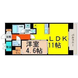 Naviglio Palazzo(ナヴィリオパラッツォ)【9階】の間取り